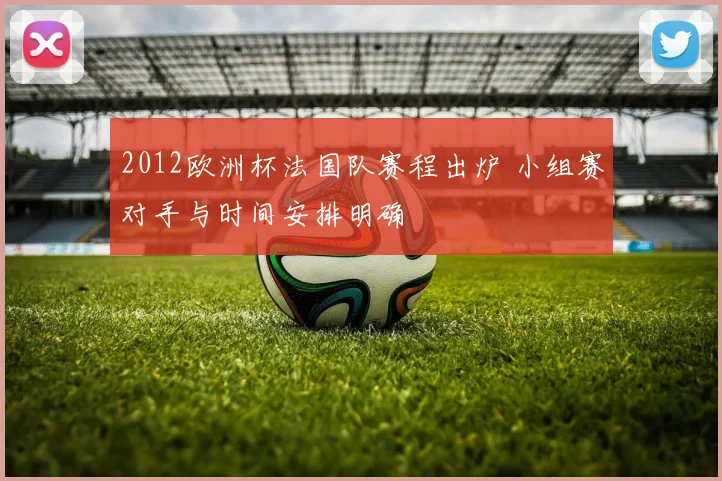 2012欧洲杯法国队赛程出炉 小组赛对手与时间安排明确
